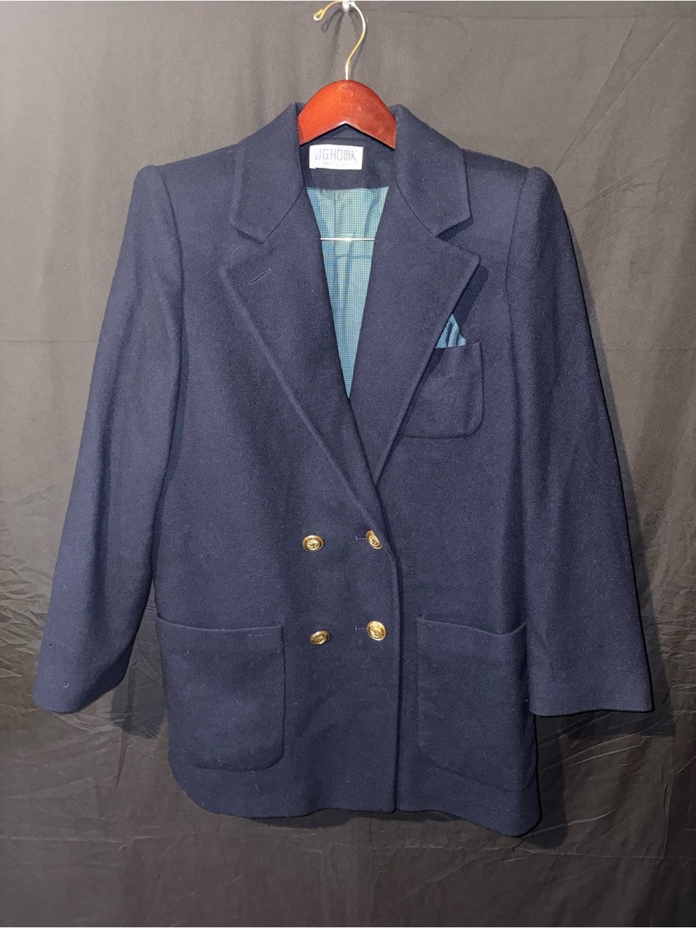 Vintage J.G. Hook Double-Breasted Blazer